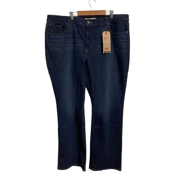 Levi's 315 Shaping Bootcut Jeans Dark Wash Size 22W NWT - Picture 1 of 6